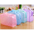 Floral Print Travel Waterproof Cosmetic Bag Bath Receiving Bag